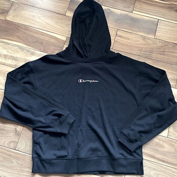 NWOT Champion Lightweight hoody Black Med - Picture 1 of 5